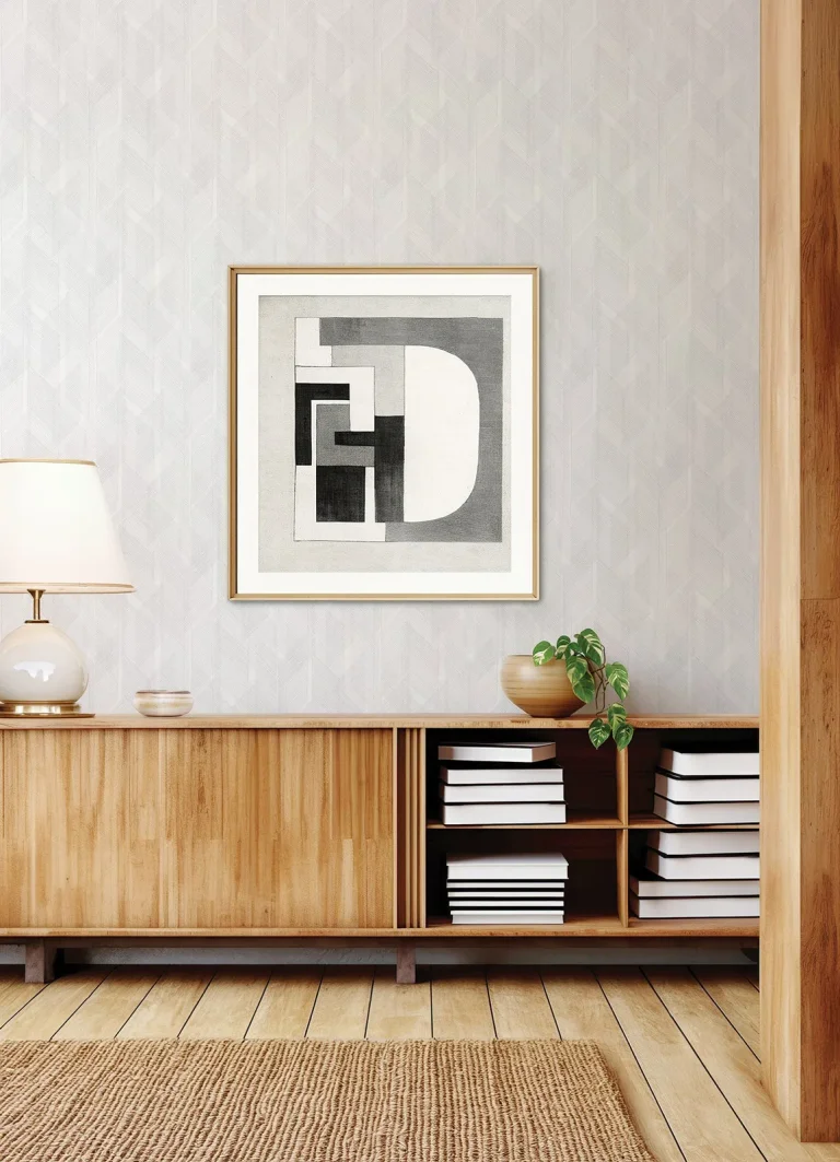 Bryant Crosshatch Wallpaper - Silver — Image 2
