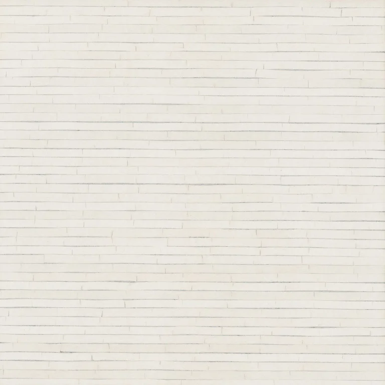 Ronald Redding Handcrafted Shimmering Paper Wallpaper - White/Silver — Ảnh 5
