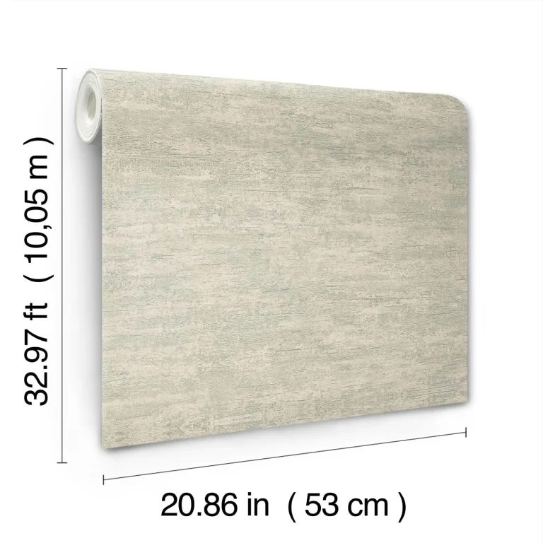 Weathered Stucco Wallpaper - Ecru — Ảnh 4