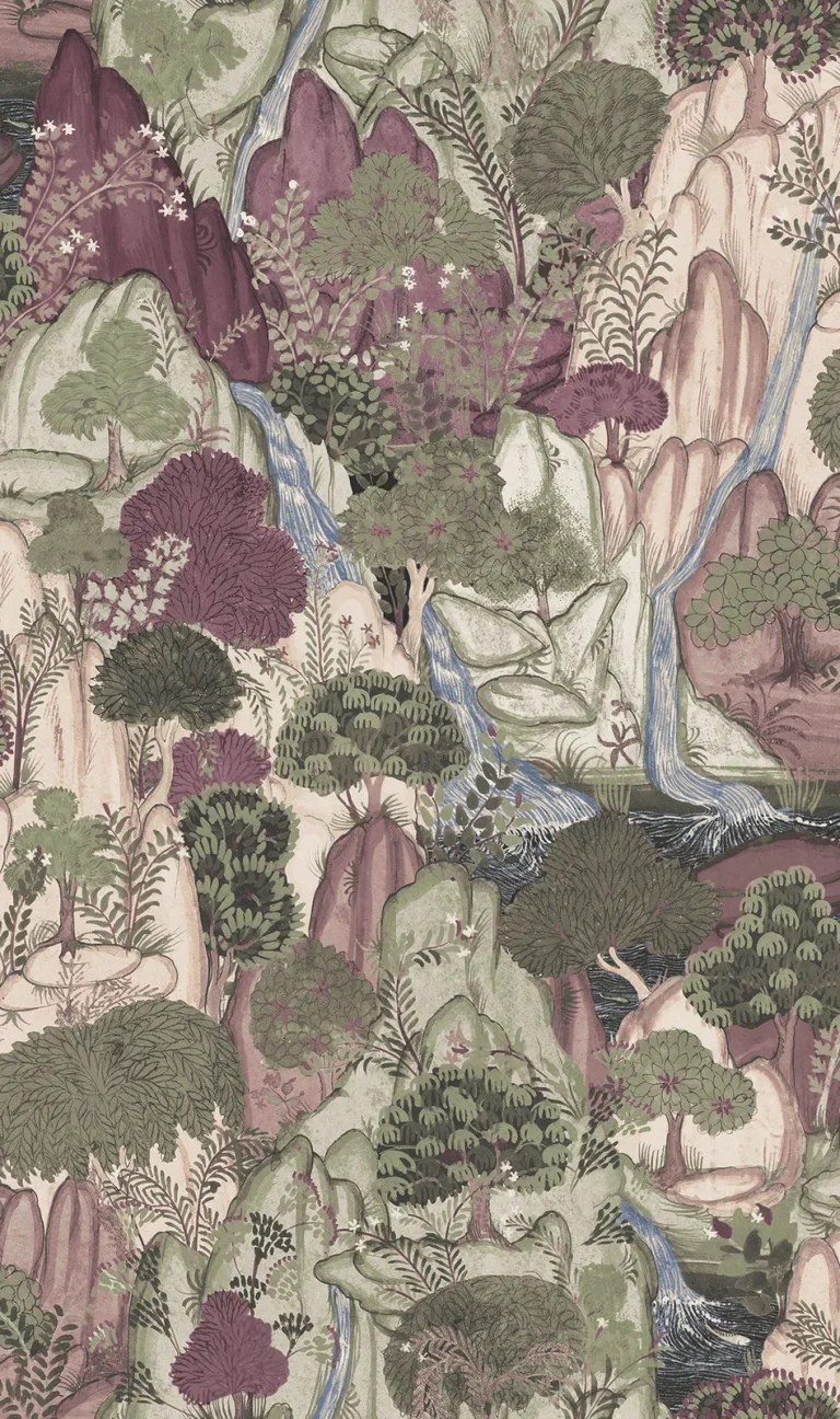 Ronald Redding Falling Waters Scenic Wallpaper - Plum — Ảnh 3
