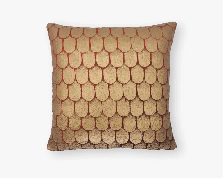 Red Cushion - Scales