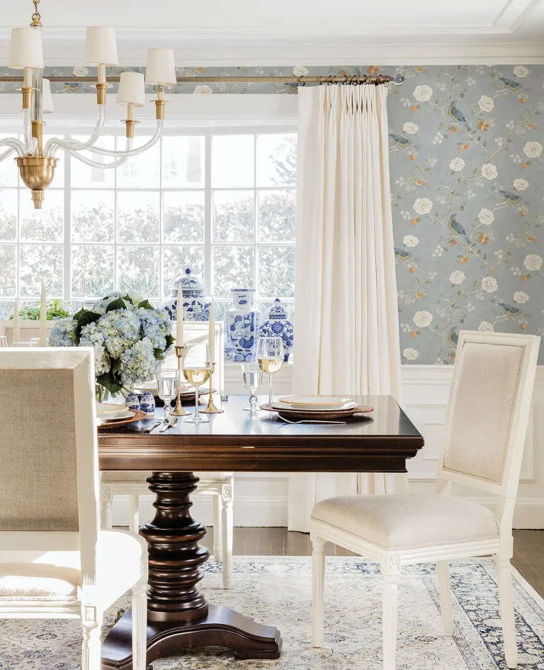 Wellesley Chinoiserie Wallpaper - Blue — Ảnh 7