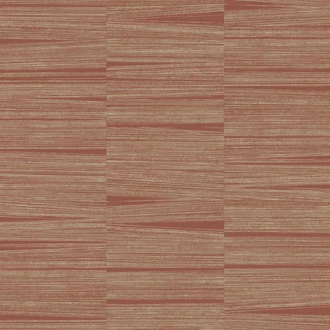 Line Stripe Wallpaper - Brick — Image 5