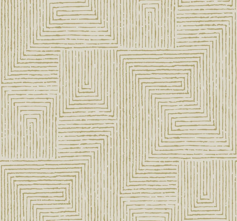 Mortenson Geometric Wallpaper - Gold — Ảnh 2