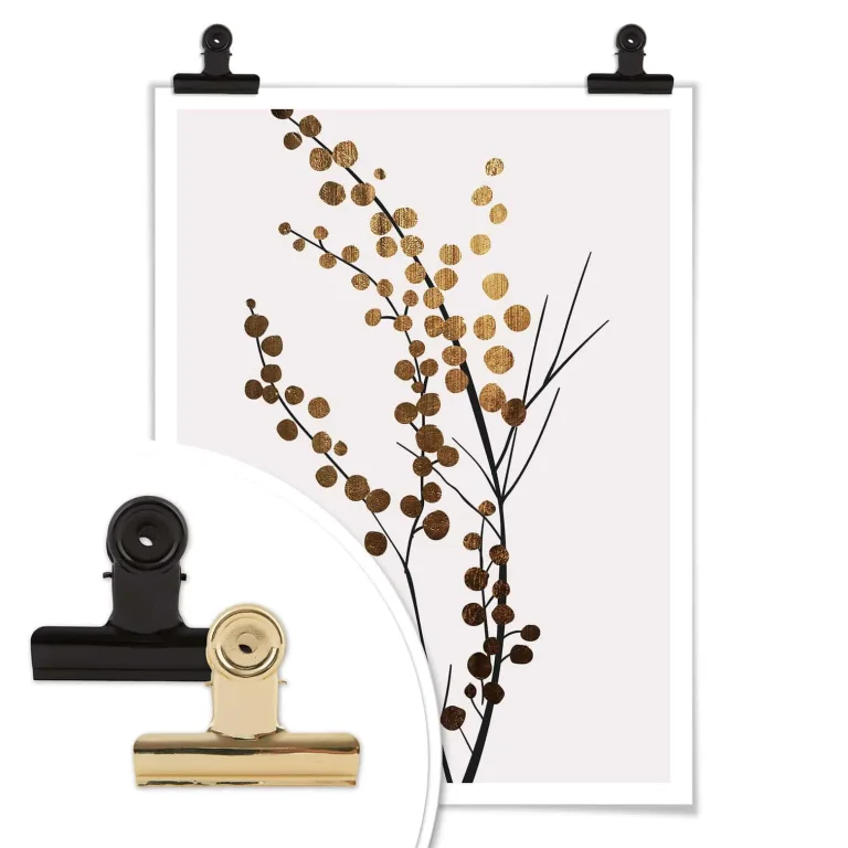 Kubistika - "Golden Branch" Poster - 40 x 30cm — Ảnh 4