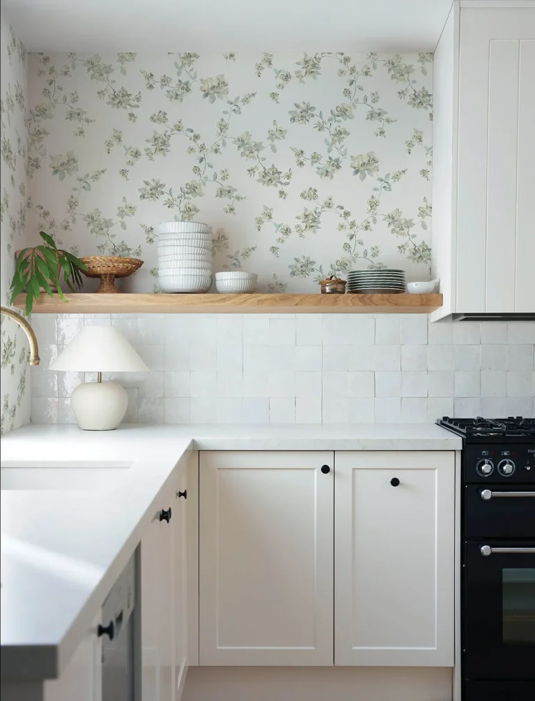 Chesapeake Festival Floral Trailing Wallpaper - Aqua — Ảnh 5