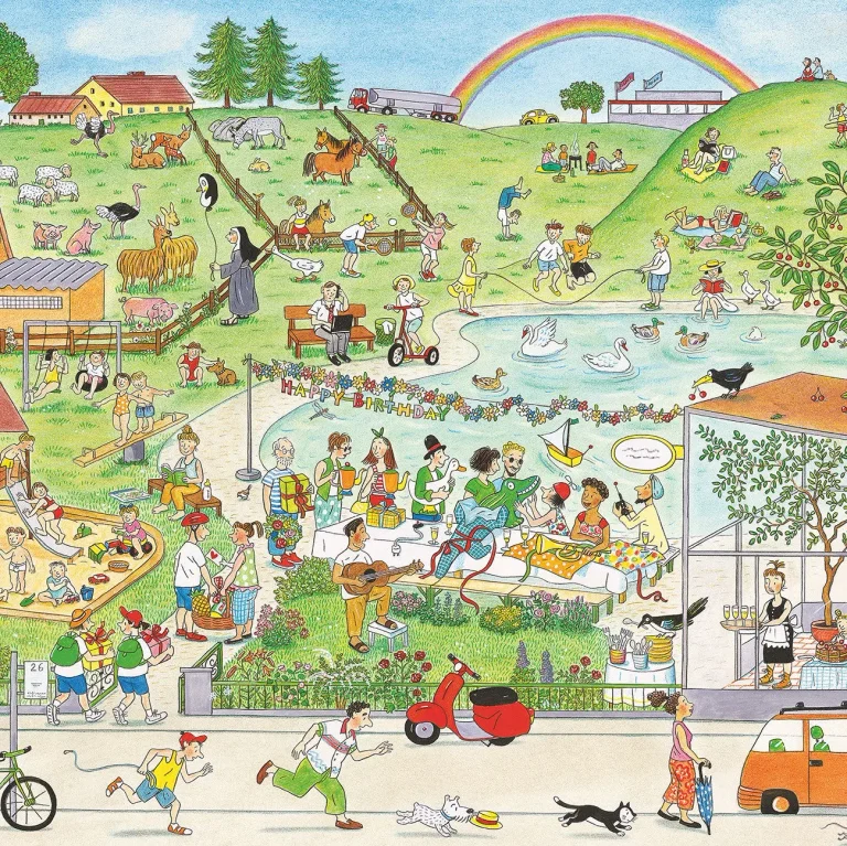 Summer Day - Wall Mural 5526 - 8 Panel - 384cm x 260cm — Ảnh 2