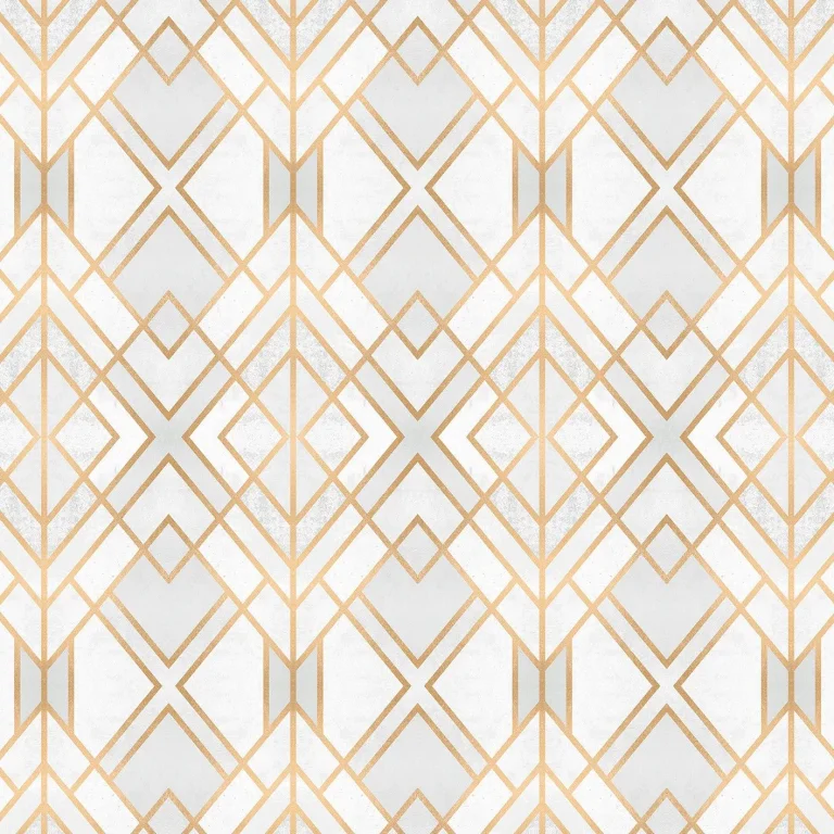 Golden Geometry - Wall Mural 5536 - 8 Panel - 384cm x 260cm — Ảnh 3