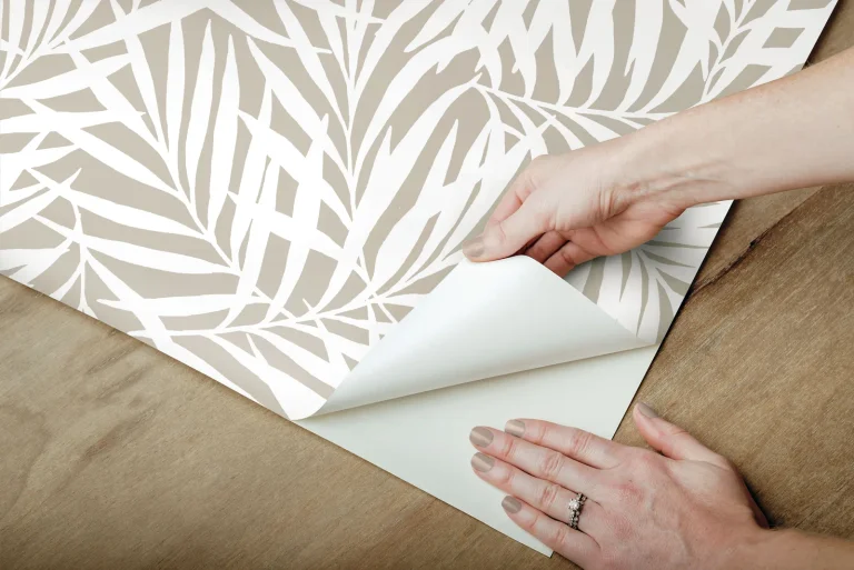 Oahu Fronds Peel and Stick Wallpaper - Linen — Ảnh 6
