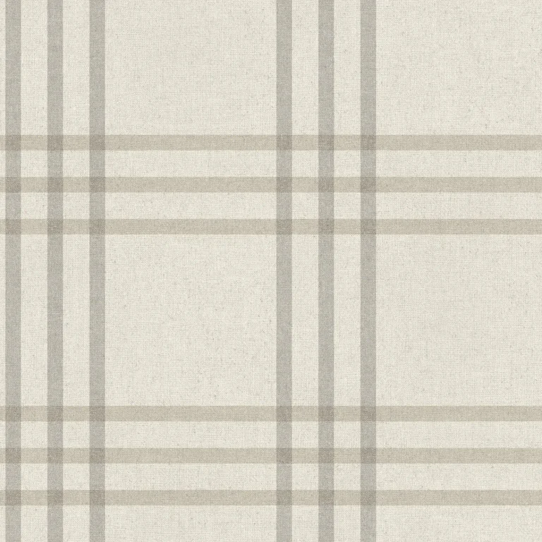 Chesapeake Fletcher Plaid Wallpaper - Grey — Ảnh 5