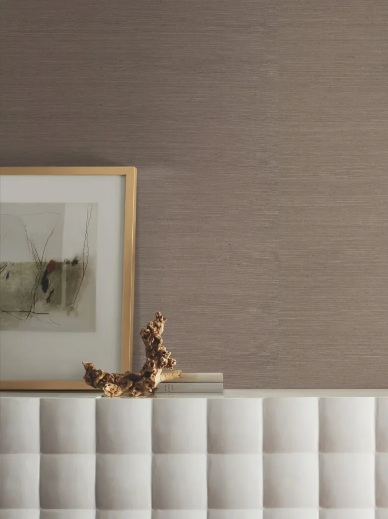 Sisal Grasscloth Wallpaper - Grey — Image 3