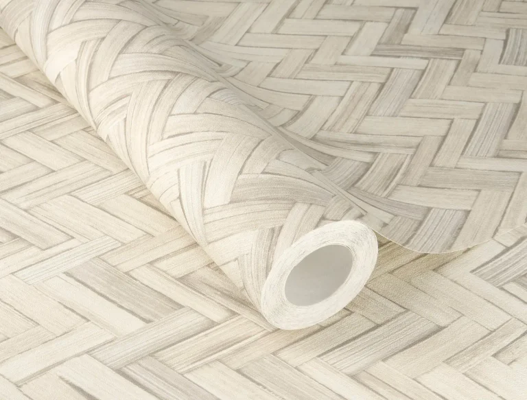 Ellery Herringbone Wallpaper - Beige — Ảnh 5