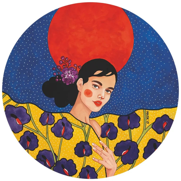 Waste Away The Night - Wall Mural 5553 - Round - 144cm diameter — Ảnh 2