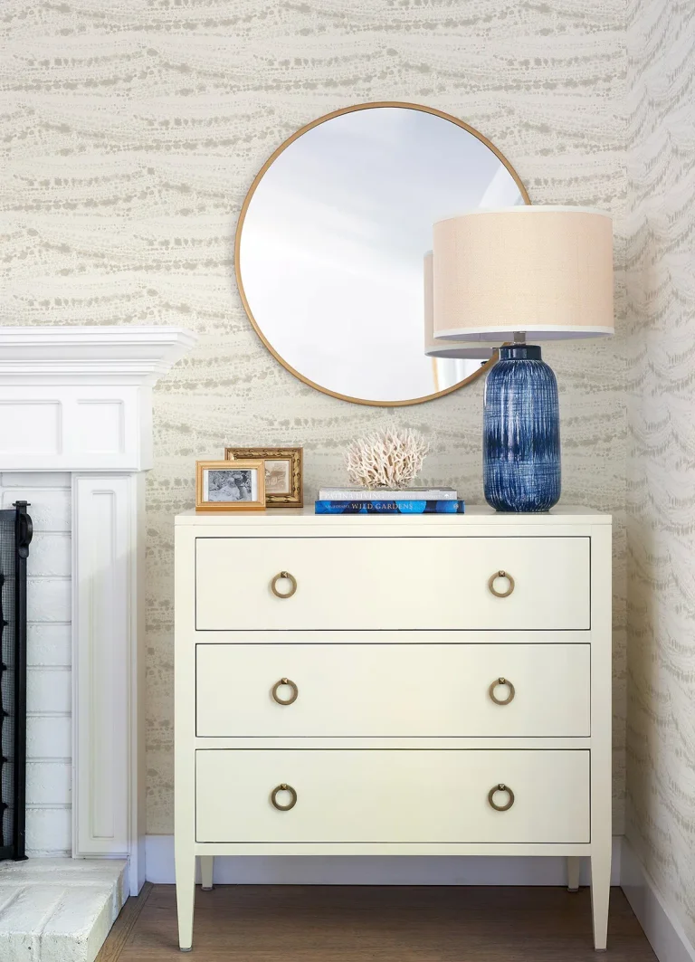 Chesapeake Rannell Abstract Scallop Wallpaper - Beige — Ảnh 3