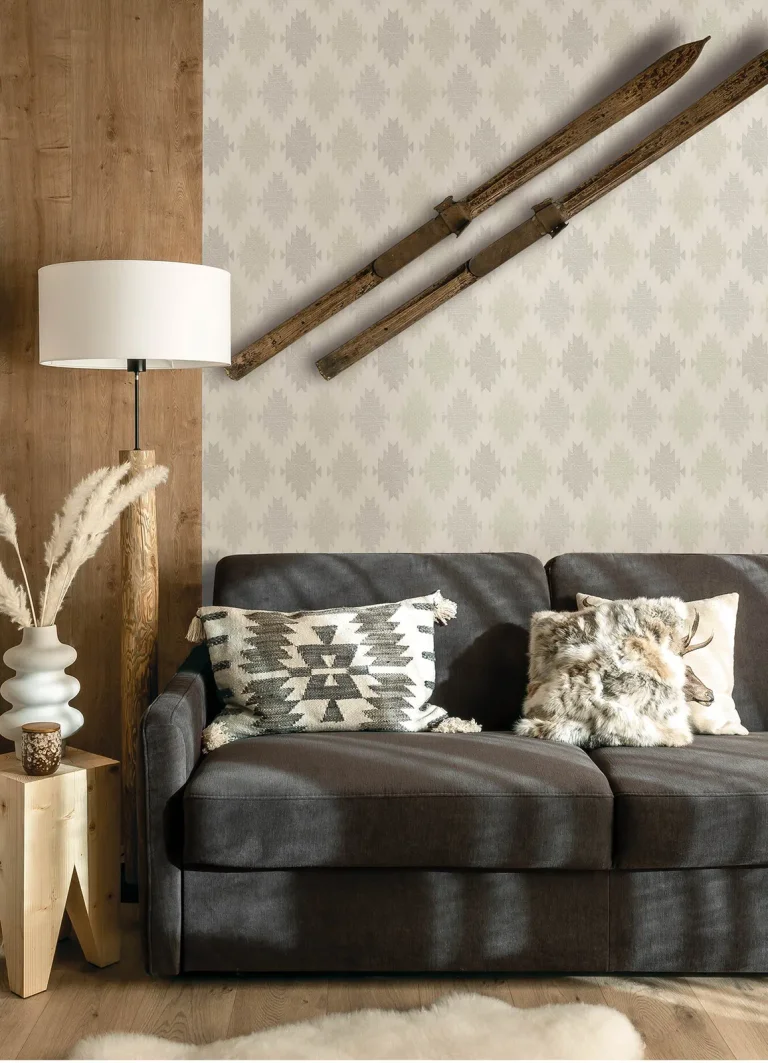 Chesapeake Stitched Heirloom Wallpaper - Moss — Ảnh 7