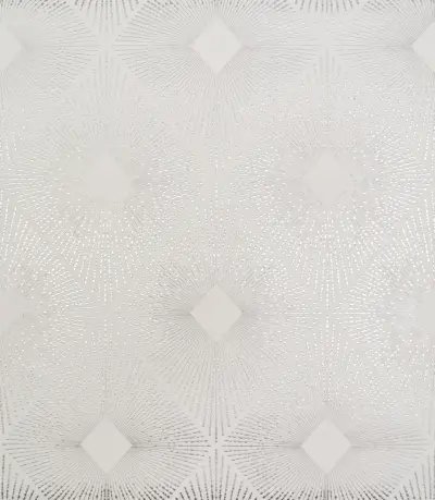 Harlowe Wallpaper - White/Silver