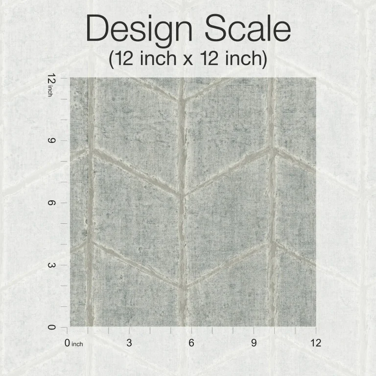 Flatiron Geometric Wallpaper - Grayed Sky — Ảnh 5