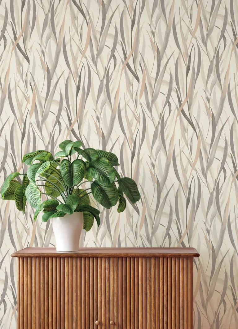 Willoughby Fronds Wallpaper - Neutral — Image 2