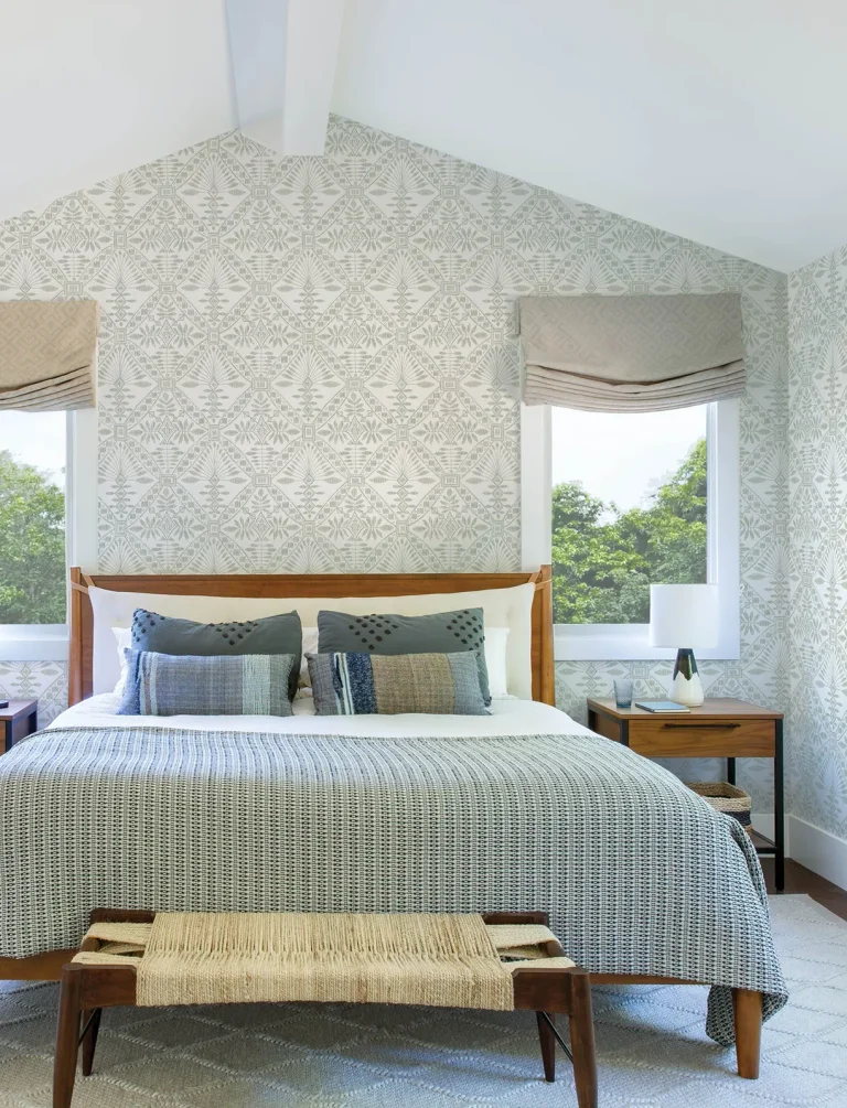 Chesapeake Emmarie Geometric Wallpaper - Green — Ảnh 4
