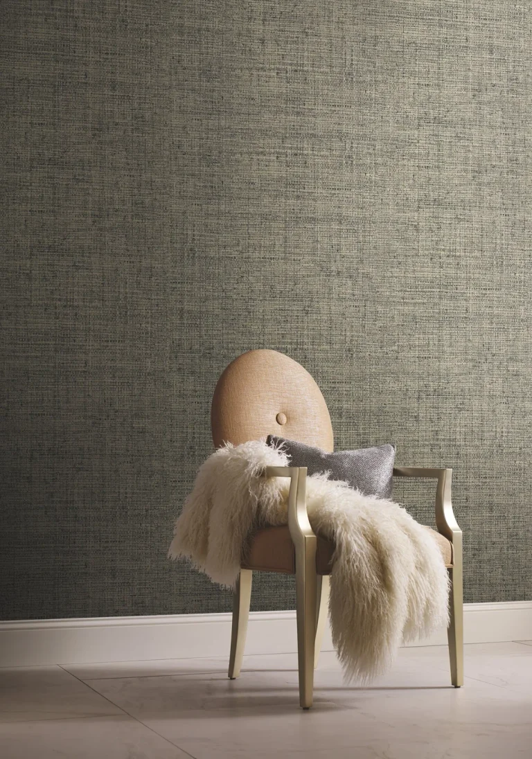 Papyrus Weave Wallpaper - Charcoal — Ảnh 2