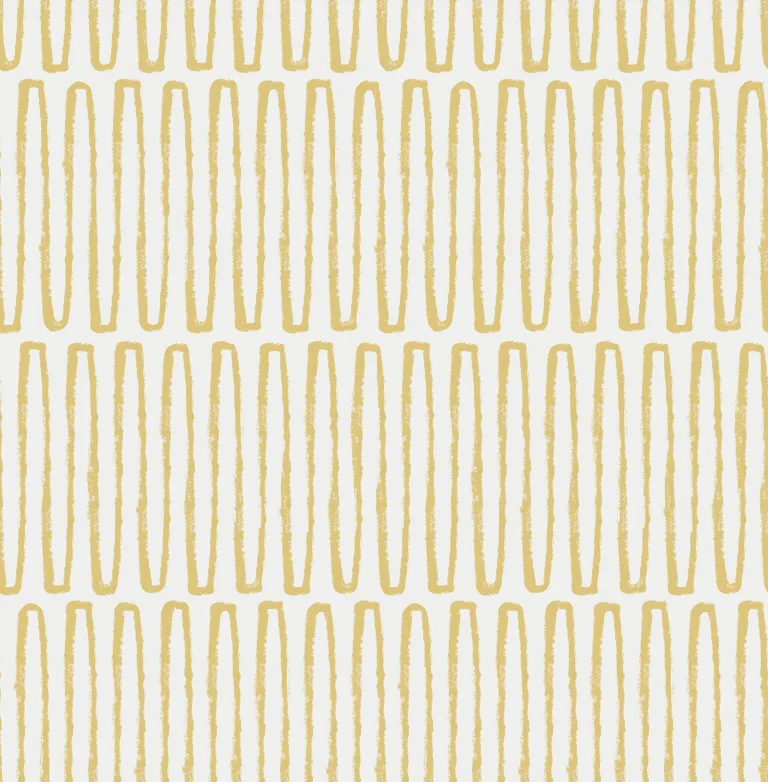 Lars Retro Wave Wallpaper - Mustard — Ảnh 3