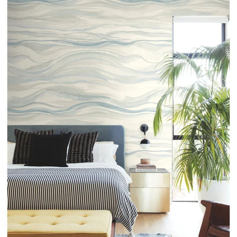 Currents Wall Mural - Blue — Ảnh 3