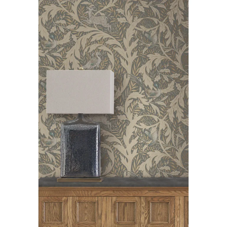 Ronald Redding Woodland Tapestry Wallpaper - Neutral — Ảnh 4