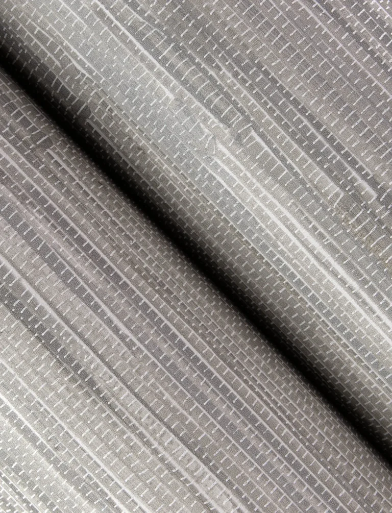 Exhale Woven Faux Grasscloth Wallpaper - Light Grey — Ảnh 4