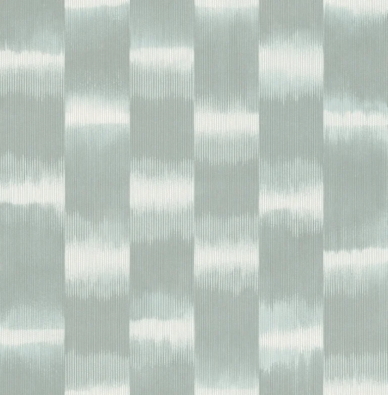 Baldwin Shibori Stripe Wallpaper - Teal — Ảnh 4