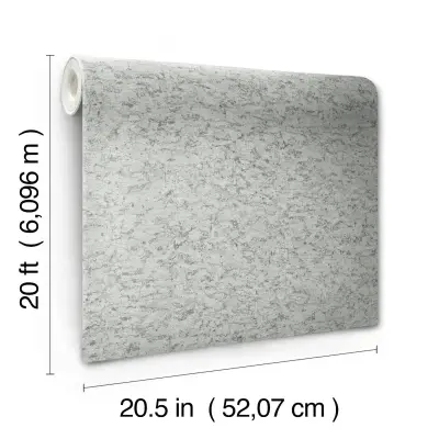 Shimmering Cork Peel and Stick Wallpaper - Grey/Glint