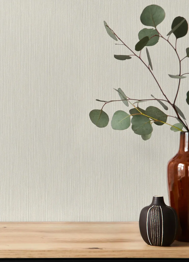 Oren Shimmering Striations Wallpaper - Ivory — Ảnh 4