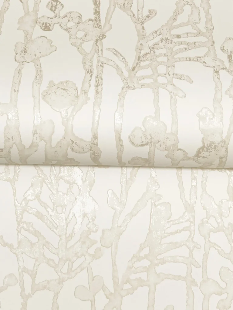 Ronald Redding Filigree Abstract Wallpaper - Beige — Image 3
