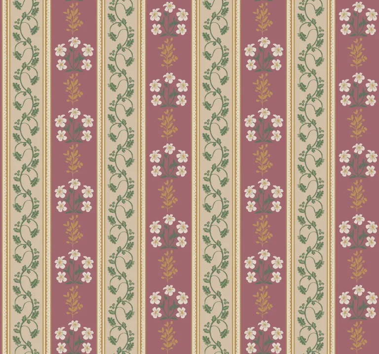 Rifle Paper Co. Portico Wallpaper - Burgundy — Ảnh 5