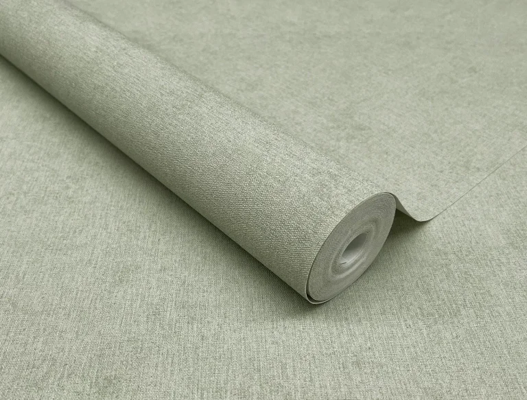 Cullen Faux Linen Wallpaper - Sage — Image 5