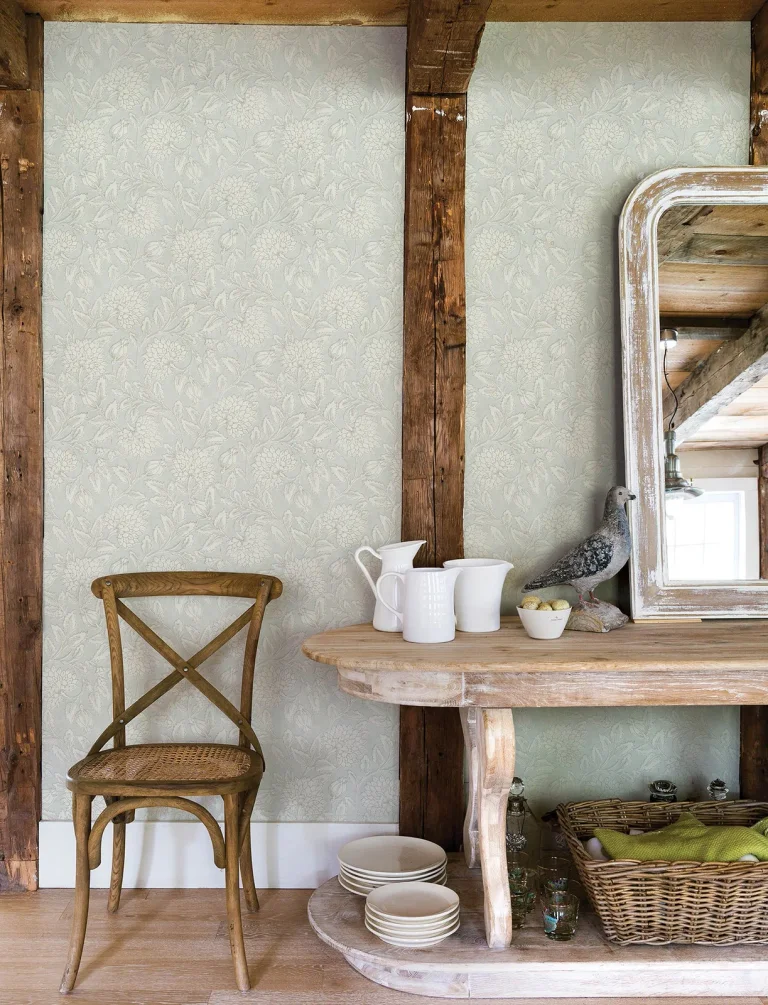 Chesapeake Vadouvan Jacobean Trail Wallpaper - Light Blue — Image 5