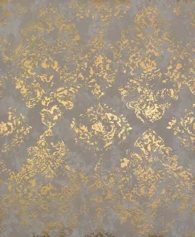Stargazer Wallpaper - Khaki/Gold