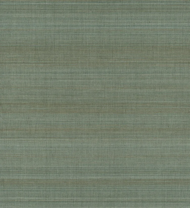 Mai Abaca Grasscloth Wallpaper - Teal — Ảnh 2