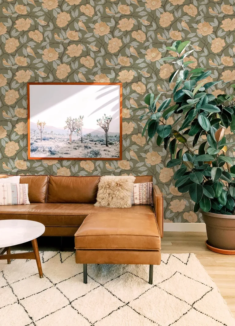 Bernadina Rosebush Wallpaper - Moss — Ảnh 2