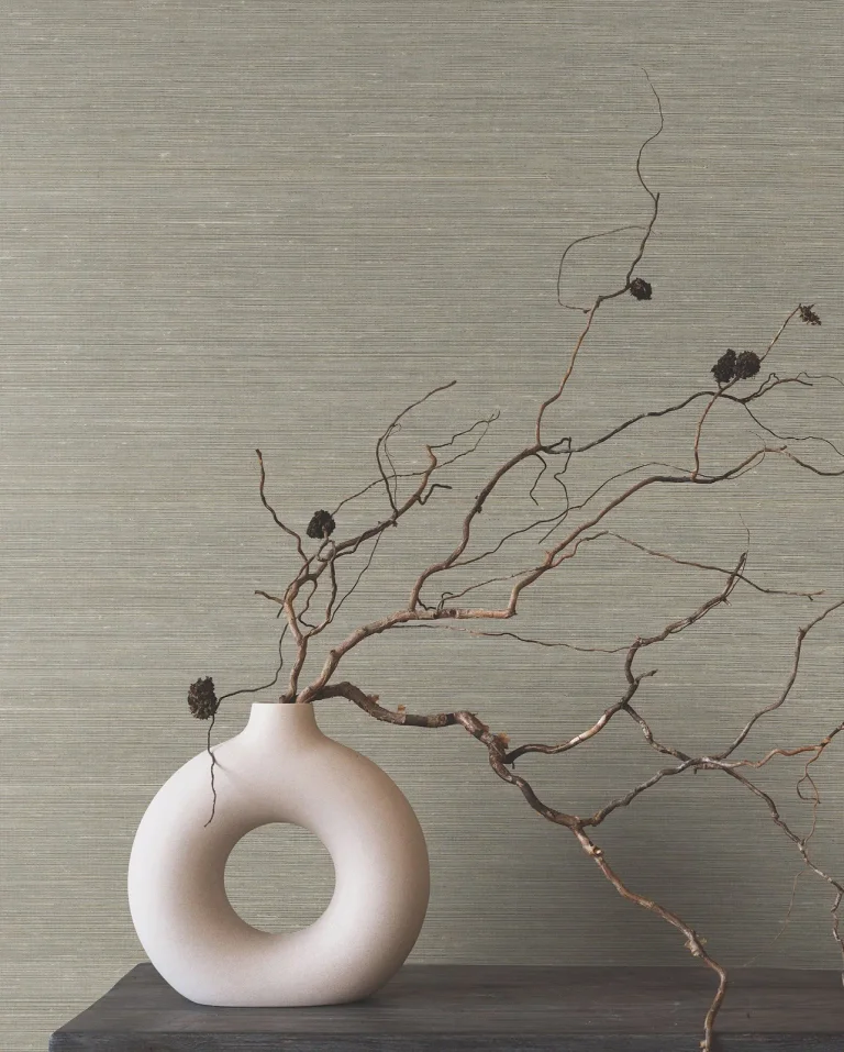 Ronald Redding Smooth Abaca Wallpaper - Moonstone — Image 5