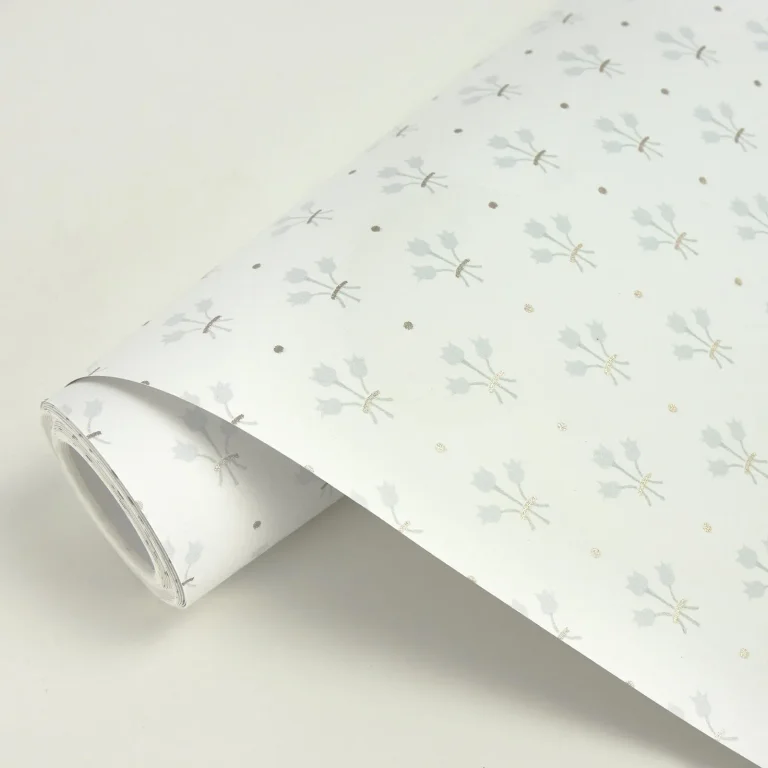 Lili Miniature Floral Wallpaper - White — Image 3