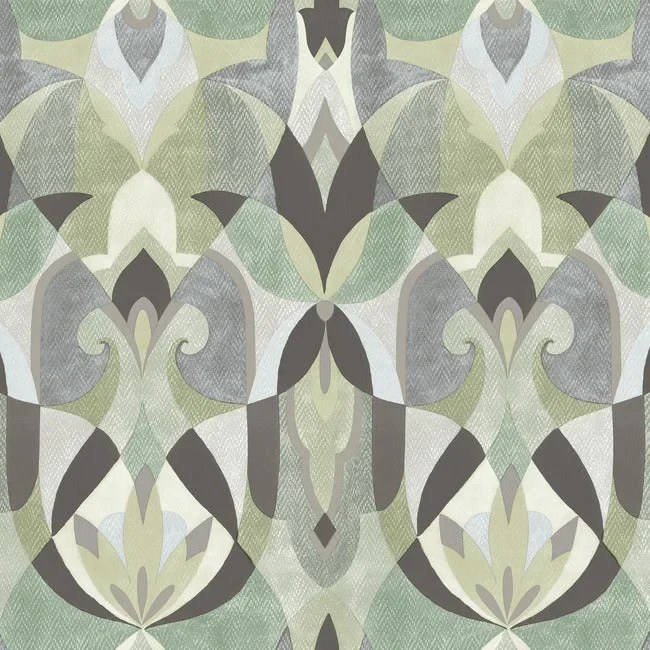 Malta Wallpaper - Green/Glint — Ảnh 5