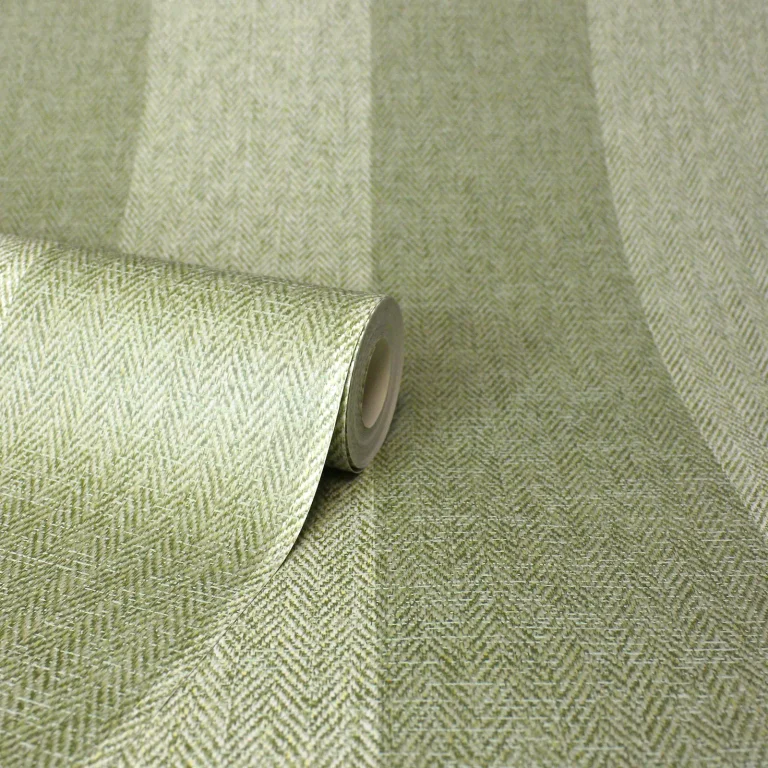 Finn Chevron Stripe Wallpaper - Green — Ảnh 7