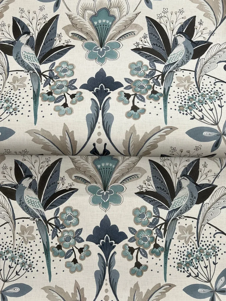 Bernadette Garden Wilderness Wallpaper - Blue — Image 6