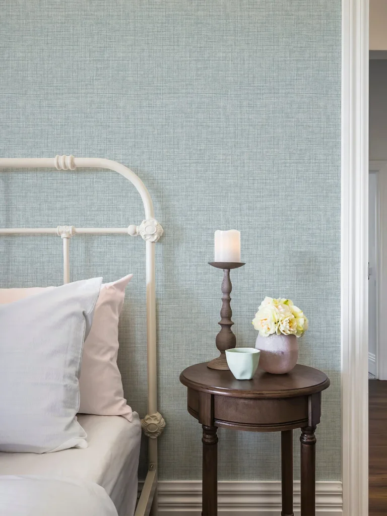 Tuckernuck Linen Wallpaper - Slate — Ảnh 4