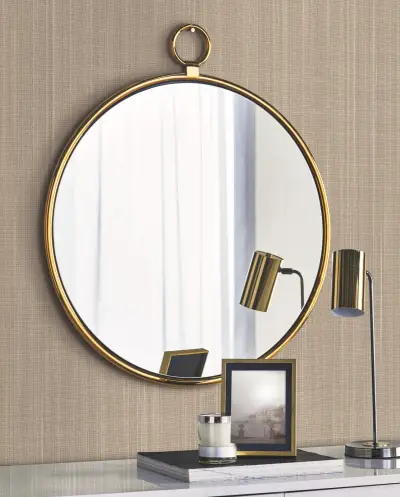 Basket Weave Wallpaper - Taupe