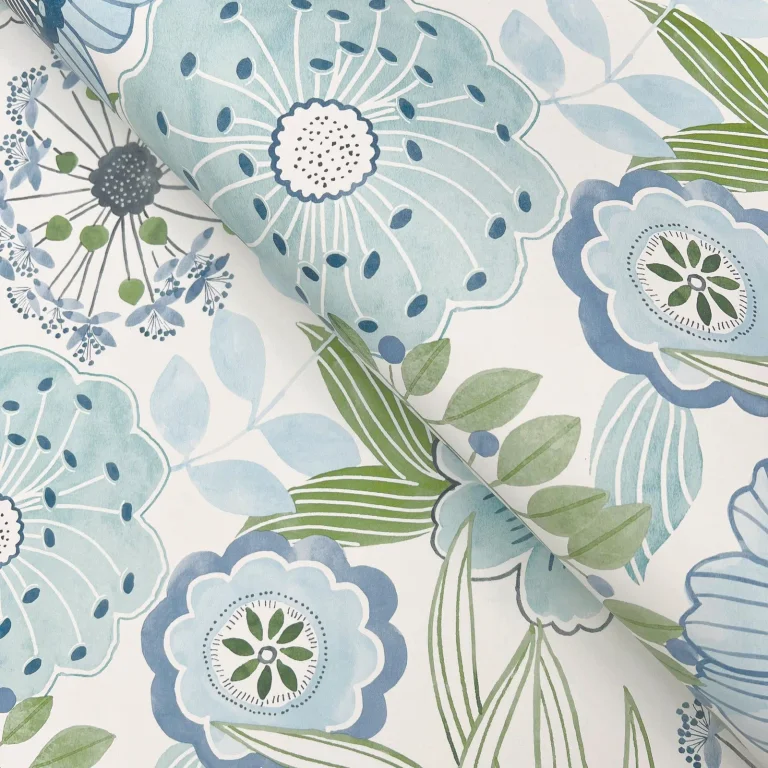 Artistic Bouquet Wallpaper - Alpine & Leaf — Ảnh 6