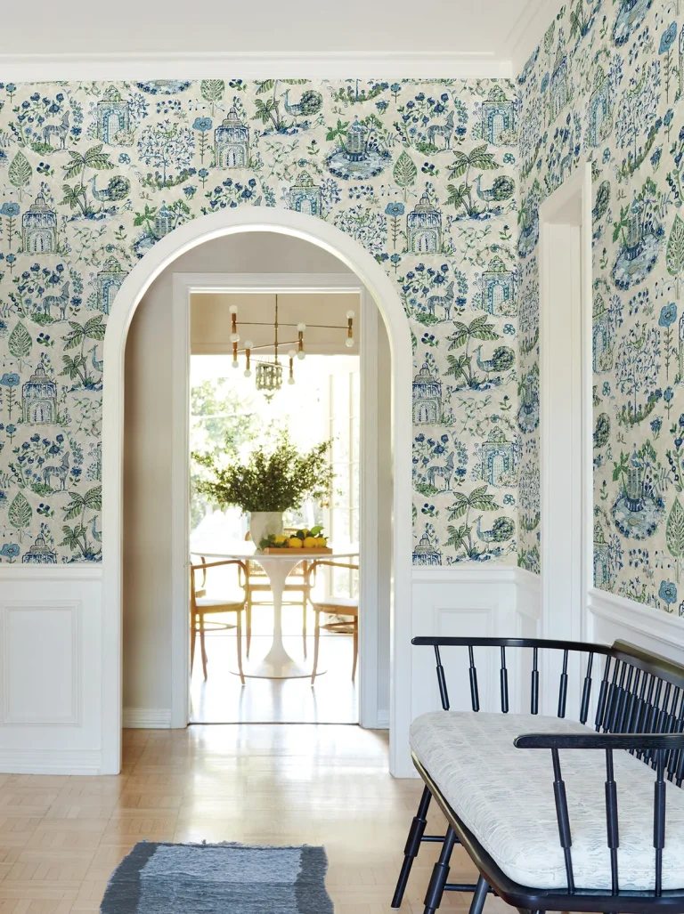 Parc Garden Dreams Wallpaper - Sapphire — Ảnh 4