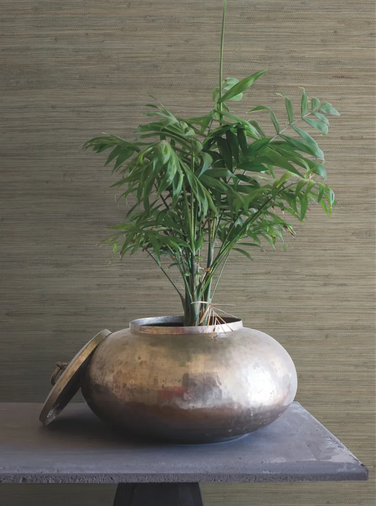 Ronald Redding Threaded Jute Wallpaper - Sage — Ảnh 3