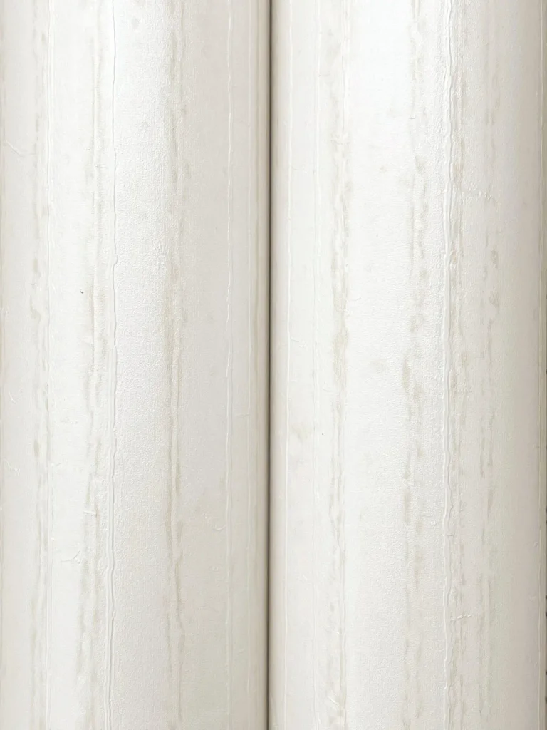 Precious Metal Corrugated Wallpaper - Pearl — Ảnh 4