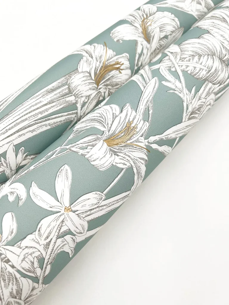 Orchid Conservatory Toile Wallpaper - Seamist/Taupe — Ảnh 6